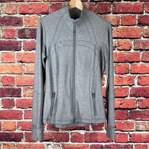 Lululemon Lightweight Athletic Top Yoga Vented Back Size 12 Gray